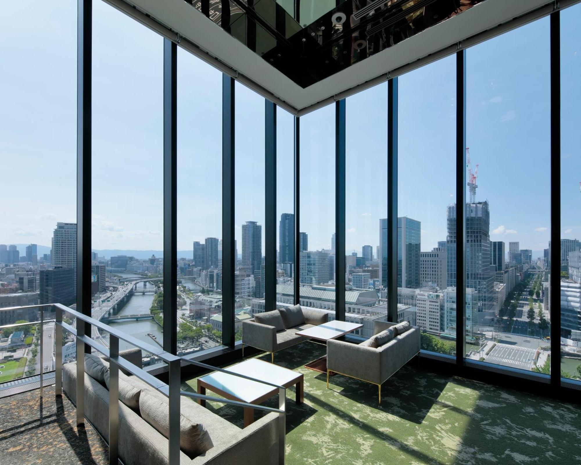 Candeo Hotels Osaka The Tower Eksteriør bilde Sky Lounge